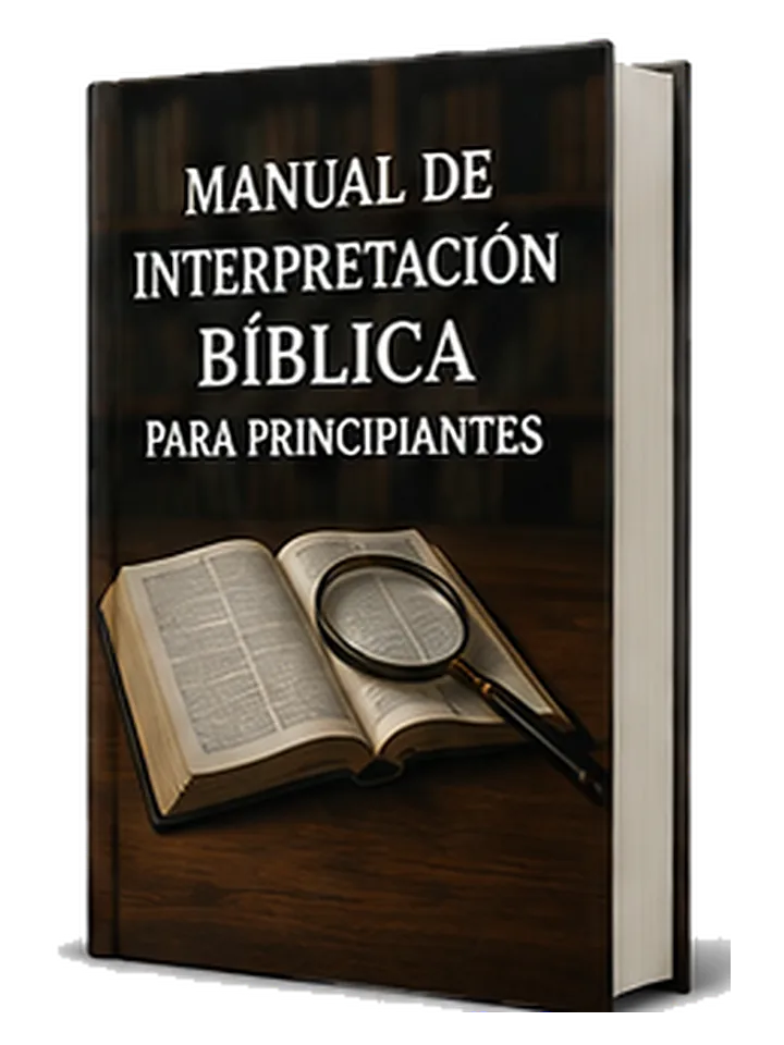 Portada 3D del Manual de Interpretación Bíblica para Principiantes